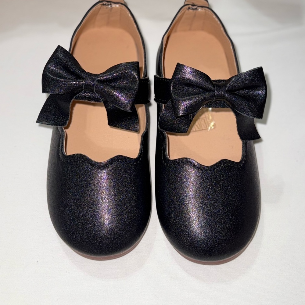 *NEW* Black Mary Jane Type Kids Shoes with Bow